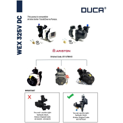 Pompa Duca ERP 325V DC Ariston