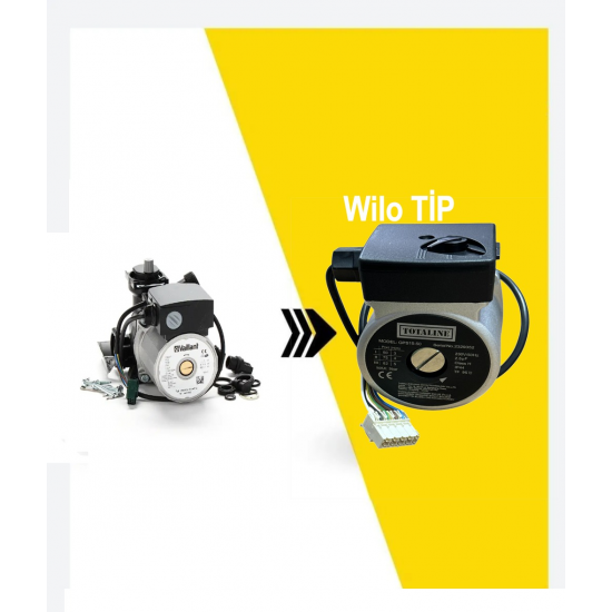 Motor Vaillant Condens Wilo Type 5 Pın Data Kablo Pompa Motor Totalıne Dps 15/50 Motor 82w vpar sl16/6 wilo
