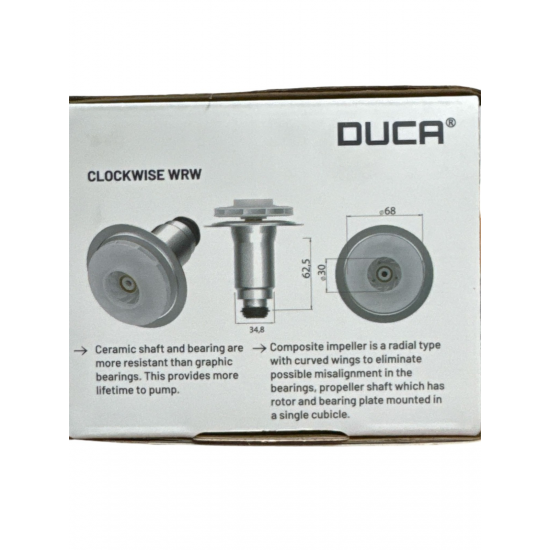 Wilo Geniş Çark 15-5 Pompa Rotoru Duca