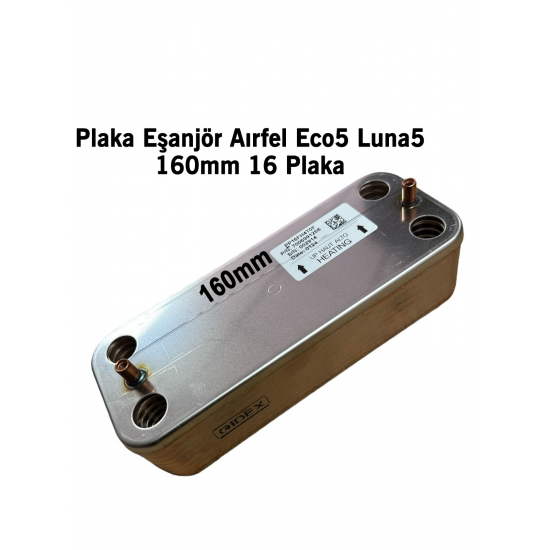 Plaka Eşanjör Aırfel Eco5 Luna5 160mm 16 Plaka Condevo
